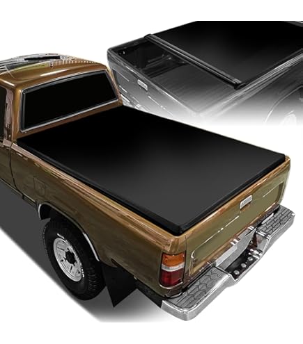 Roll-Up Tonneau Cover For 1989-2004 Toyota Pickup/Tacoma 6ft Bed - Vinyl, Locking