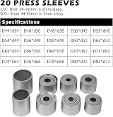 DAYUAN 28Pcs Professional Pull Press Sleeve Kit Bushes Bearings Remov Install view 2