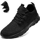 GUCTQY Men/Women Running Tennis Shoes Slip on Gym Women Sneakers Walking Lightweight Breathable Shoes
