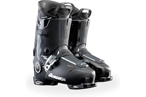 NORDICA Men's HF Elite Heat Durable Warm Insulated Water-Resistant Easy-Entry All-Mountain Touring Ski Boots with Instep Volume Control