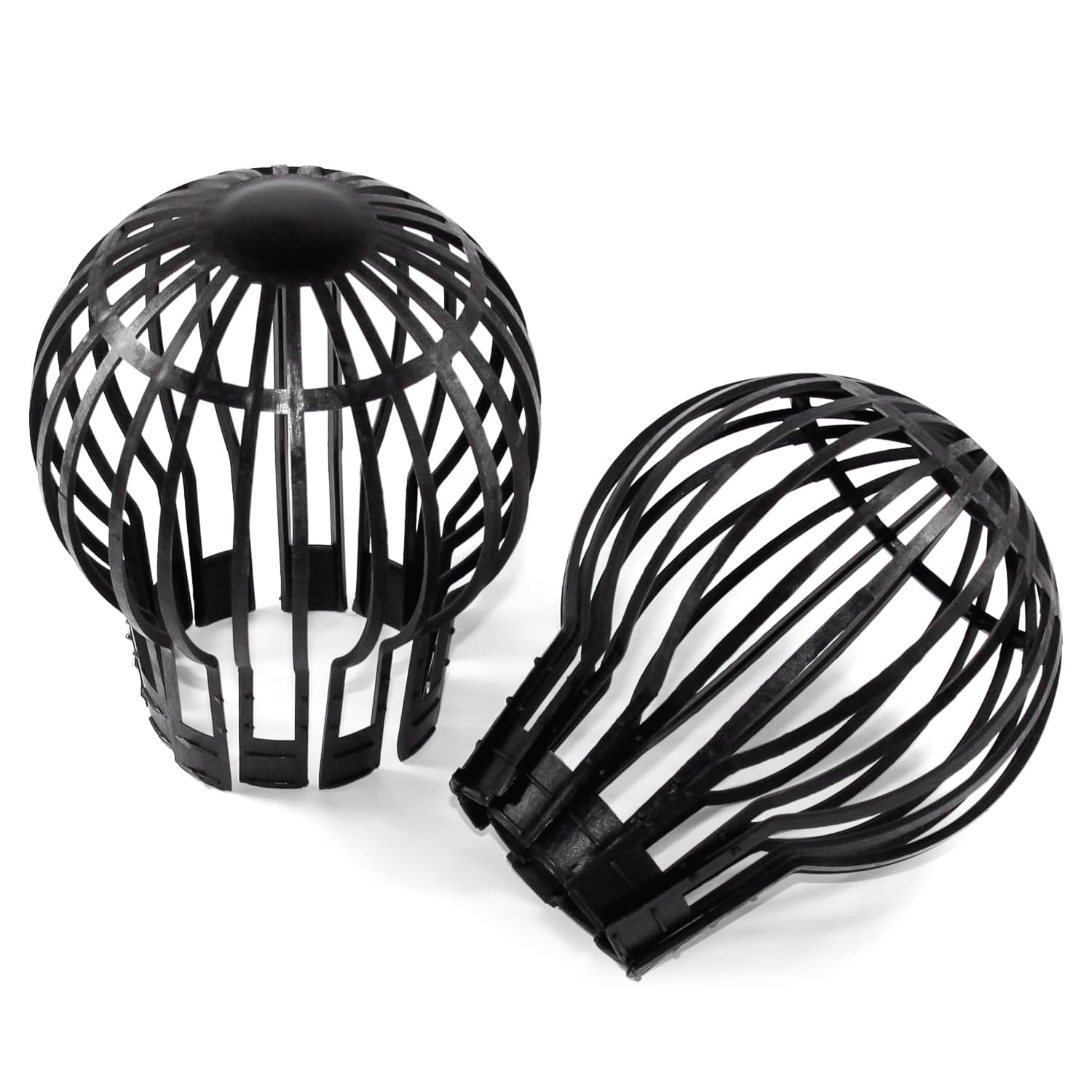 Gutter Guard Drain Guard Downpipe Leaf Guard Drain Pipe Cover Plastic Drain Protector to Stop Leaves and Better Water Drainage (Set of 2)