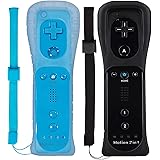 Wii Remote Controller (2 Pack) with Motion Plus Compatible with Wii and Wii U Console Wii Remote Controller with Shock Functi