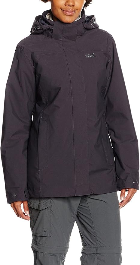 Jack Wolfskin Damen 3-in-1 Jacke Vernon Jacket: Amazon.de: Bekleidung