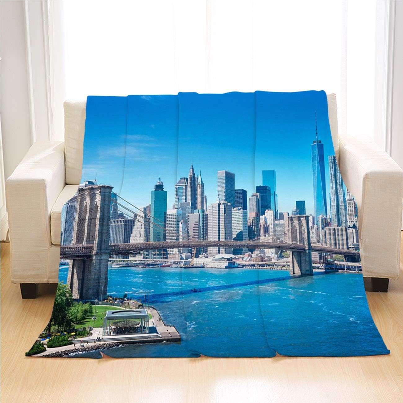 OTTOSUN New York Blanket,Luxury Super Soft Throw Blanket