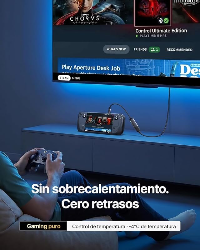 Adaptador USB C a HDMI, Certificación HDMI Oficial 4K@60Hz