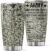CUBICER Army Travel Coffee Tumbler Us Navy Veteran Tumblers With Lid Insulated Mugs Patriotic Stainless Steel Cup 20 Oz Mug Gifts For Retired Dad Women On Military Veterans Day