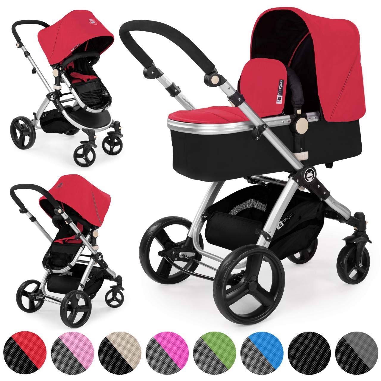 Froggy Kinderwagen MAGICA Kombikinderwagen Sportwagen Buggy