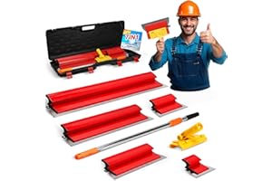 BTYCityMao Drywall Skimming Blade - Upgraded Stainless Steel 6", 10",16", 24"&32" Skimming Blades with 28"-62" Extension Hand