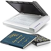 Plustek OS1180 - Flat Scanner for Graphics and Documents in A3 Format, Design Suitable for Libraries, Schools or Small Office