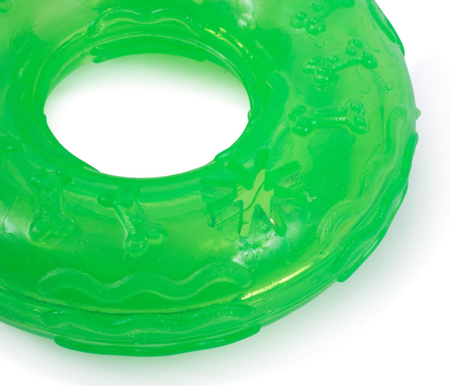 Petface (Toyz by Petface) Play Ring Dog Toy, Blue/Green/Pink (One Colour Supplied at Random), Play Rings, Small - Image 3