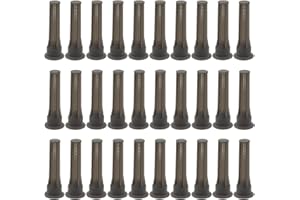 Niuohoy 30 Pack Spray Sprinkler Nozzle Filters Variable Arc Nozzle Replacement Pop Up Sprinkler Heads Generic Irrigation Filter Compatible with Hunter, RainBird Sprinklers Spray Head (Brown)