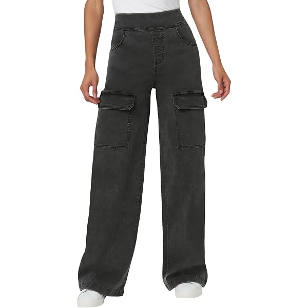 amazon cigarette pants HUE Women's Coated Cigarette Pull On Pant, Black, Small at Amazon Women's  Clothing store
