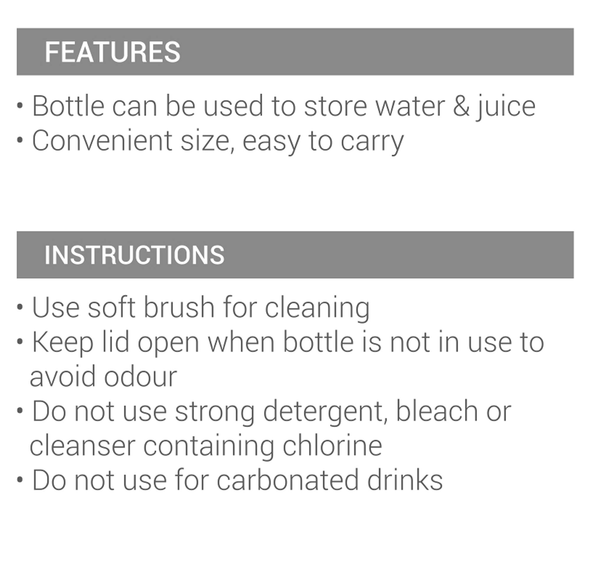 Milton Aqua 1000 Stainless Steel Water Bottle, 930 ml, Silver