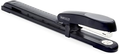 Rapesco R79026NS Manta Ray Long Arm Stapler 20 Sheet Capacity Black
