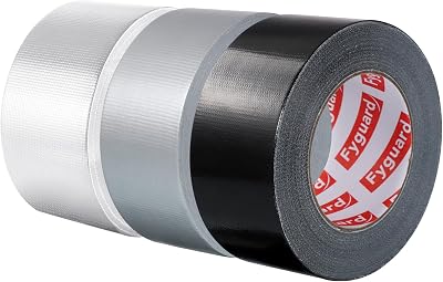Fyguard 3 Rolls Duct Tape 48mm x 18m Gaffer Tape Waterproof Indoor Outdoor