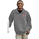 Blue 84 NCAA unisex-adult Ncaa Officially Licensed Quarter Zip Sweatshirt Left Chest Logo Graphite