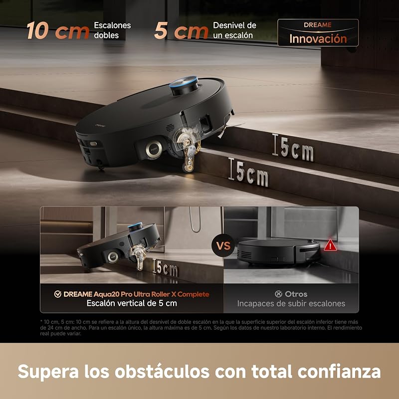 Aqua20 Pro Ultra Roller X Complete Robot Aspirador y Friegasuelos