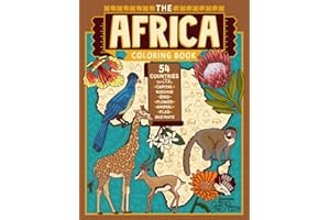 The Africa Coloring Book: 54 Maps with Capitals and National Symbols (Explore the World Geography Coloring Books)