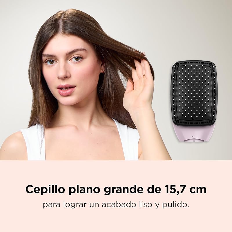 One‑Step™ Titanium 5‑in‑1 Multi Air Styler Pink Titanium Edition (bolsa incluida, 5 accesorios intercambiables: difusor, rizador, cepillo redondo, paleta y oval volumizador cerámica titanio)