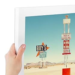 ArtToFrames 5x28 Inch White Picture Frame, This