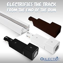 OhLectric Track Lighting - Live End Conduit Fitter