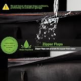 Enzeno Garden Furniture Cushion Storage Bag 420D Oxford Waterproof Black view 3