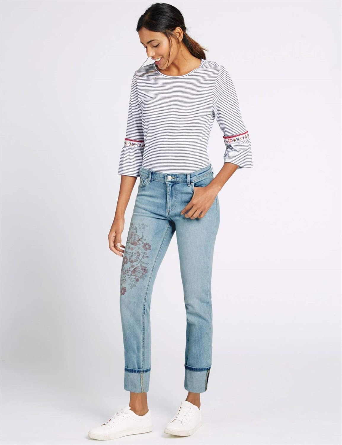 m&s ladies slim leg jeans