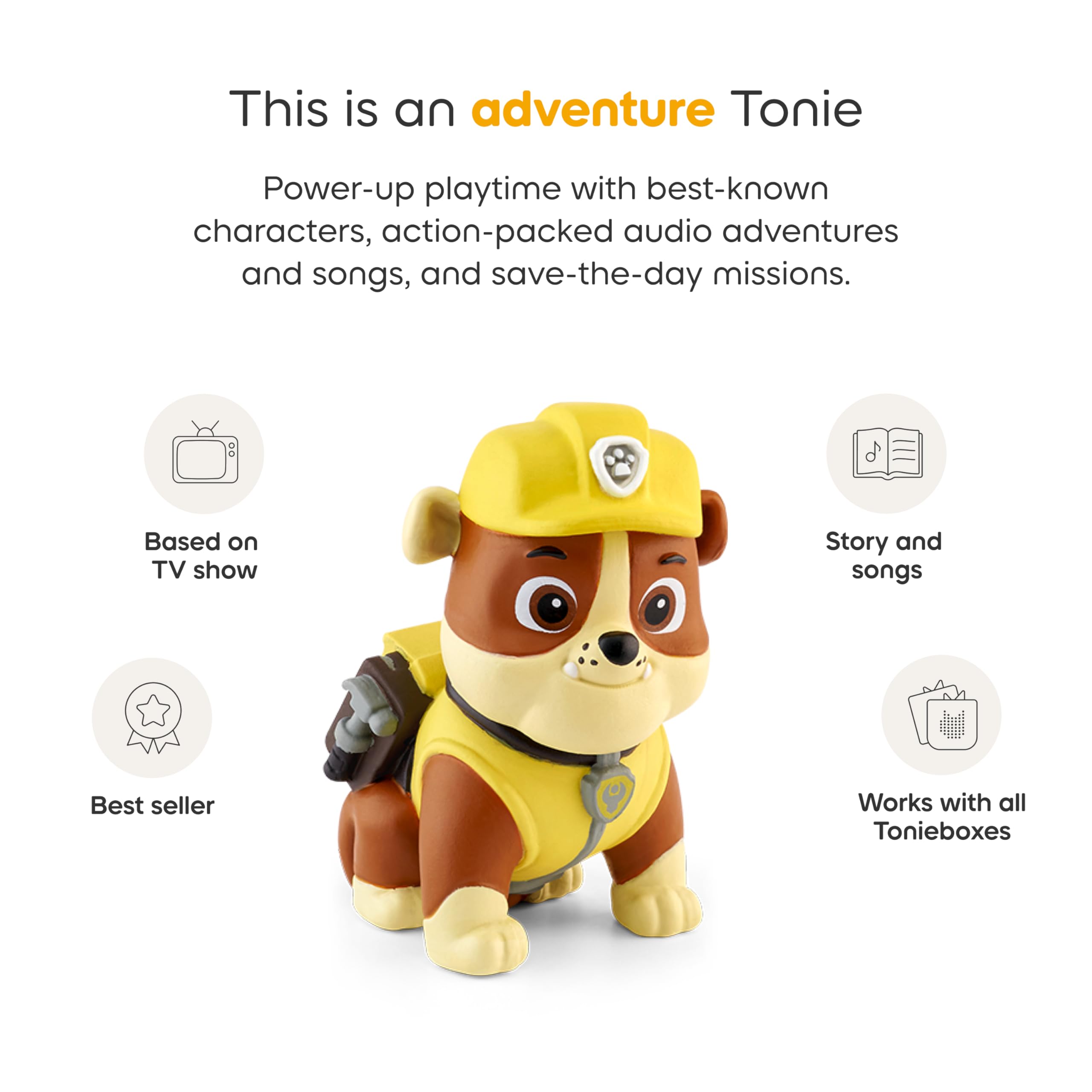 Tonies Rubble Audio Toy Figurine from PAW Patrol