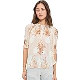 Ulla Johnson Women's Pippa Short Sleeve Blouse