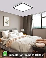 zemty LED Ceiling Light 29cm 36W 3240LM Waterproof Flush Mount Square view 4