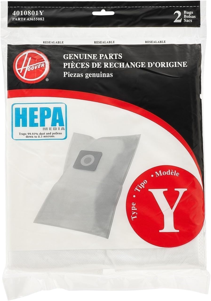 Hoover Type Y HEPA Bag (4-Pack), AH10040 -