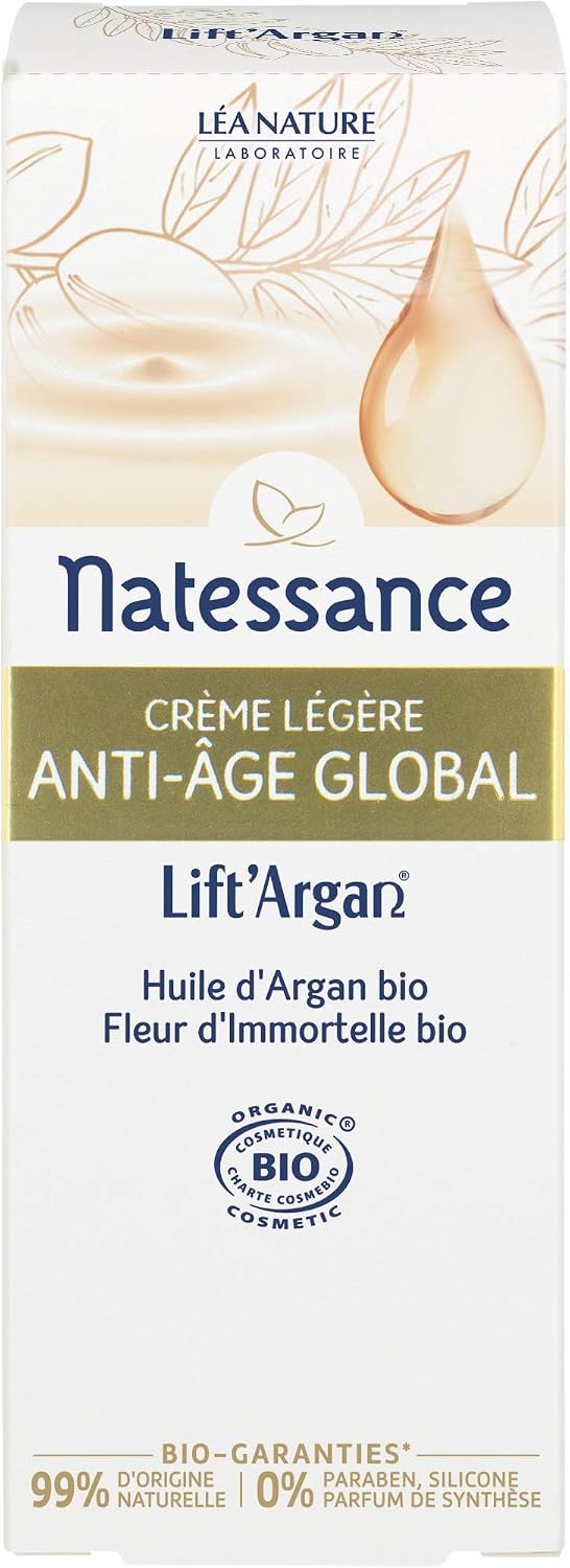 Lift'Argan Divine Light Emulsion Global Anti-Ageing Cream for 30 Years and Above 50 ml Pump Bottle