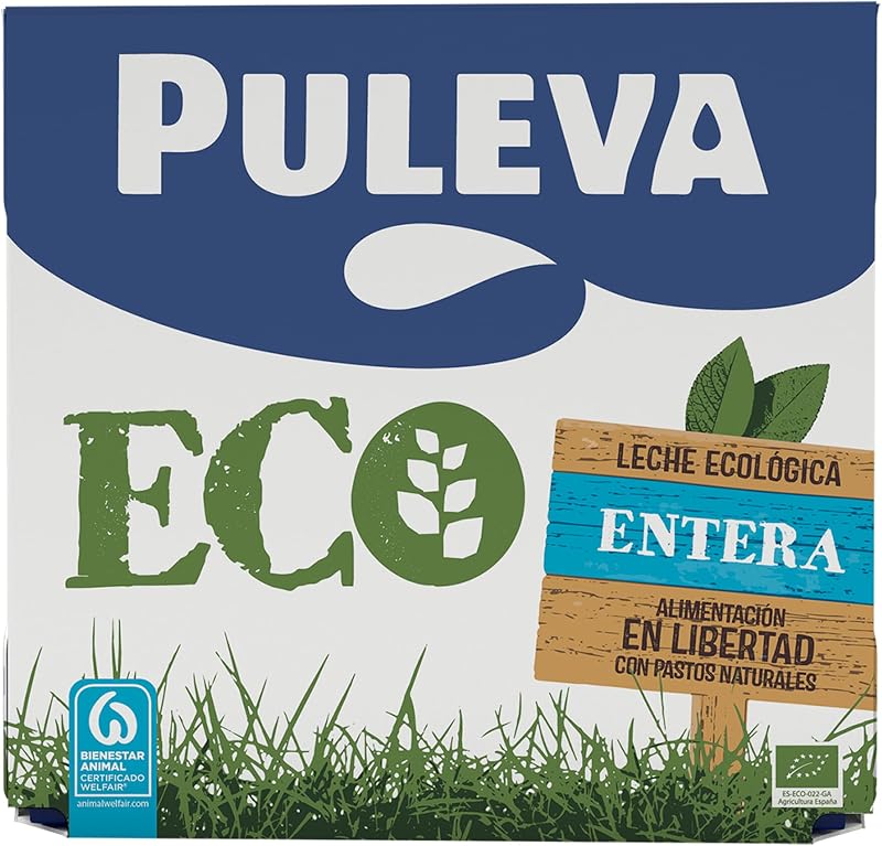 ECO - Leche Ecológica Entera BIO - Bienestar Animal - Brik UHT Pack 6 x 1L