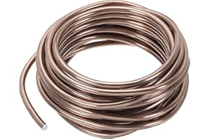 PATIKIL 5mm x 15ft Bonsai Training Wire, Aluminum, Brown