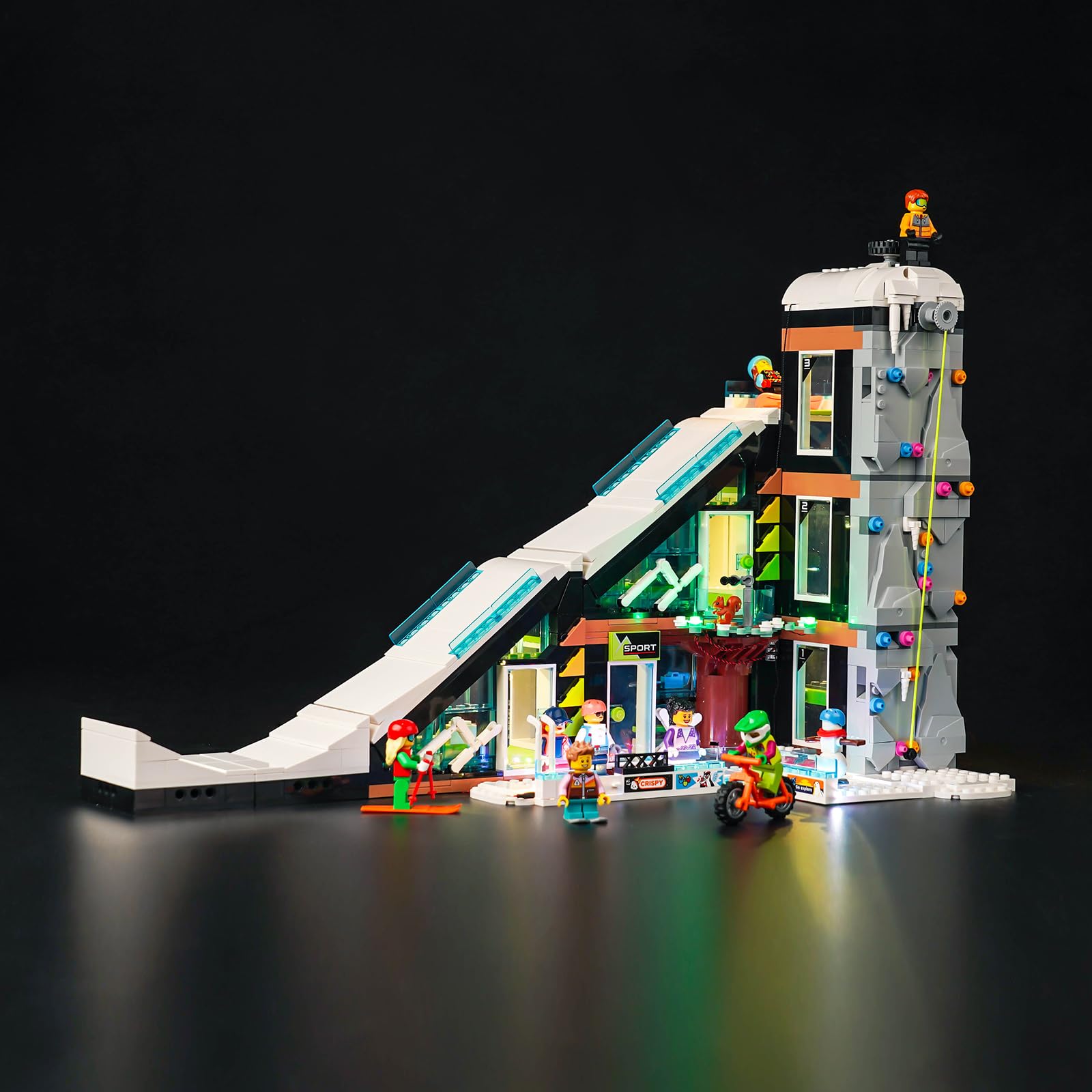 Light Kit for Lego Ski and Climbing Centre 60366, Lighting Set for Lego 60366 City Ski and Climbing Centre Set - Not Include Models, Just Light Kit — image 1