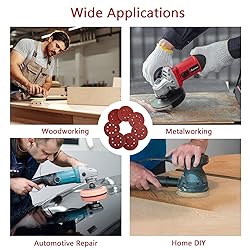Akjwp 70PCS Sanding Discs 5 Inch 8 Holes and Loop