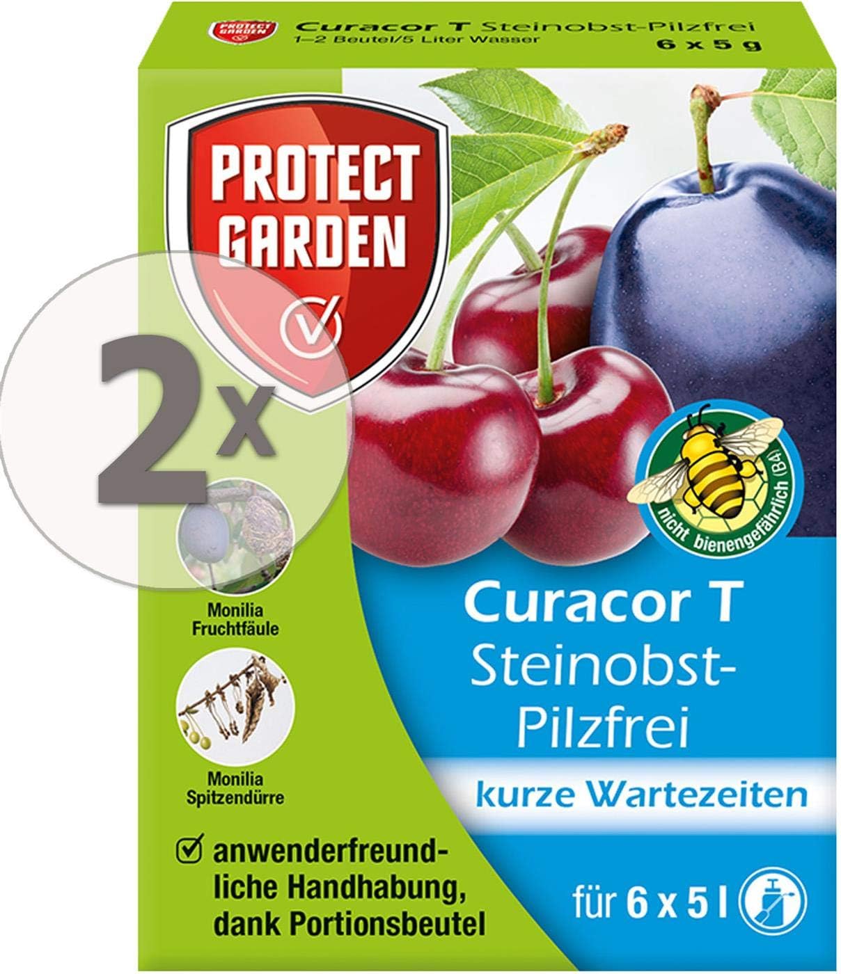 PROTECT GARDEN CuracorT Steinobst-Pilzfrei Pilzbekämpfung 60g