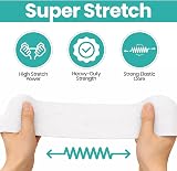 Trimming Shop 50mm Wide Elastic Band White 5 Metres Polyester Rubber view 4
