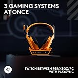 Logitech G Astro A50 X McLaren Edition Base Station Wireless Headset view 3