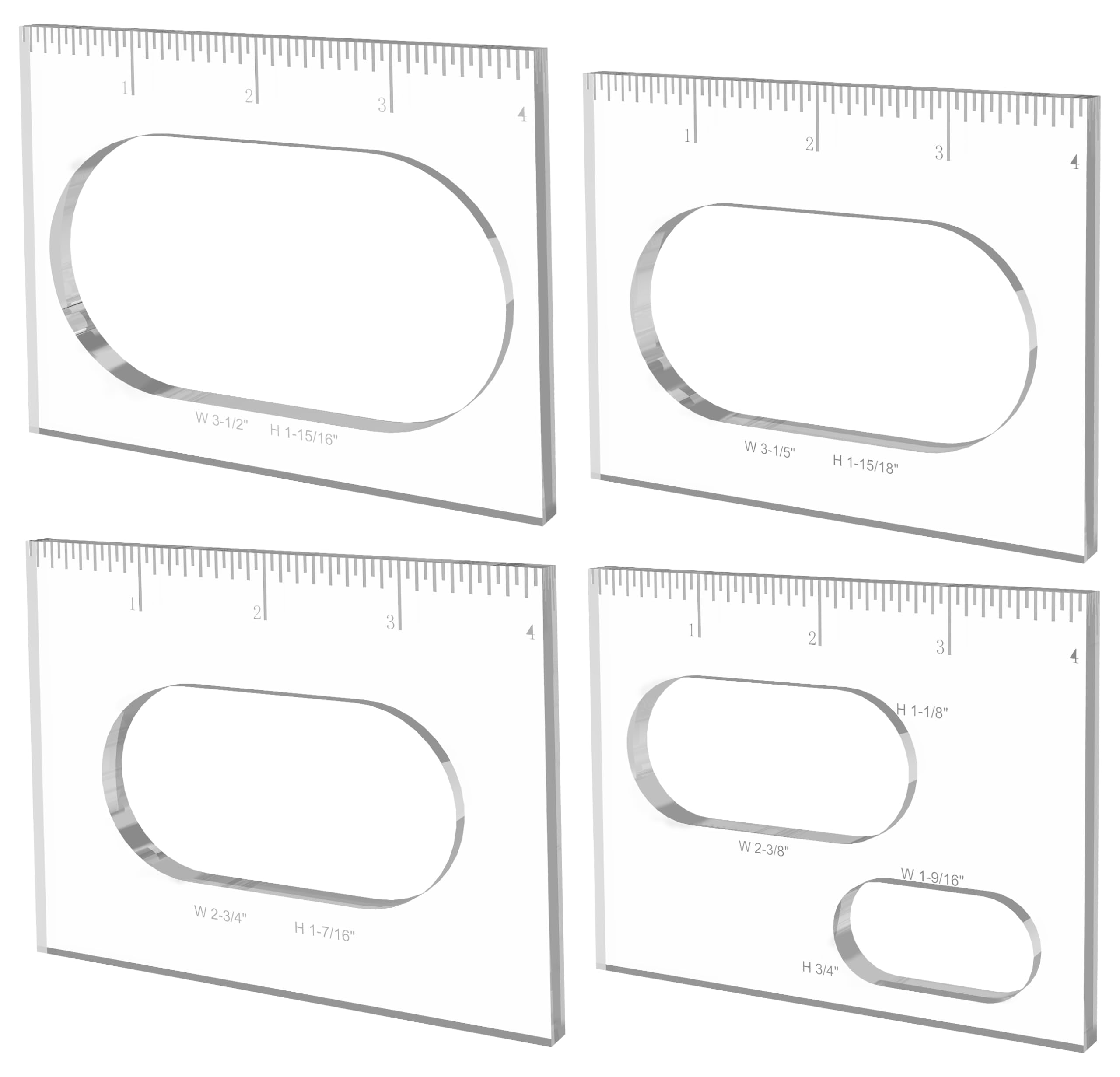 Butterfly Inlay Templates, Router and Decorative Templates for Woodworking, Router Jig Template (Grommet)