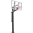Goalrilla GS54 In Ground Basketball Hoop with Adjustable Height Backboard and Pro-Style, Breakaway Rim