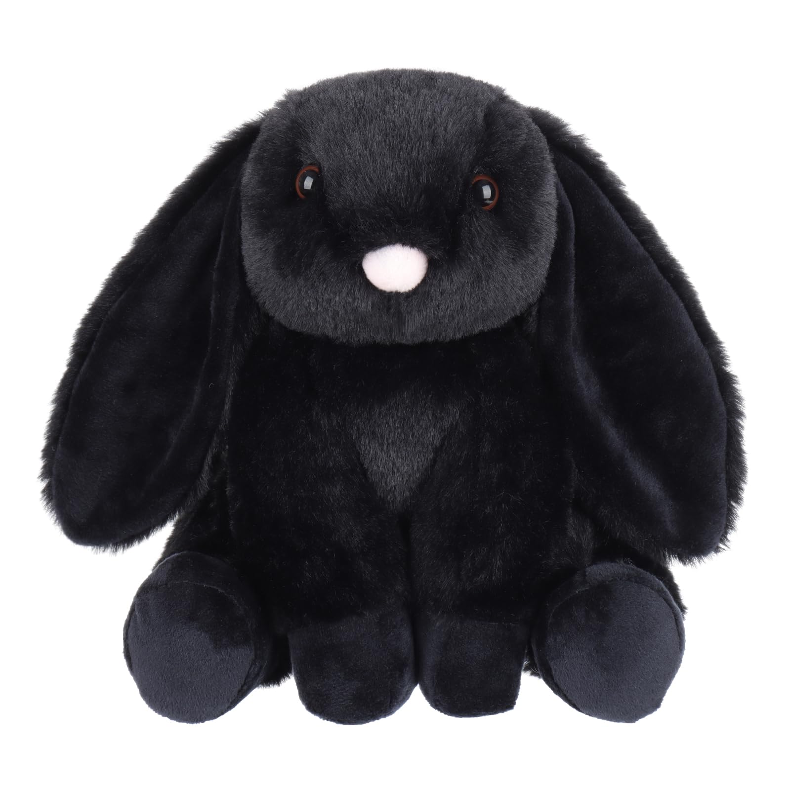 Apricot Lamb Toys Plush Black Bunny Rabbit Stuffed Animal with Fluffy Soft Ears (Black Bunny, 8 Inches) — image 1