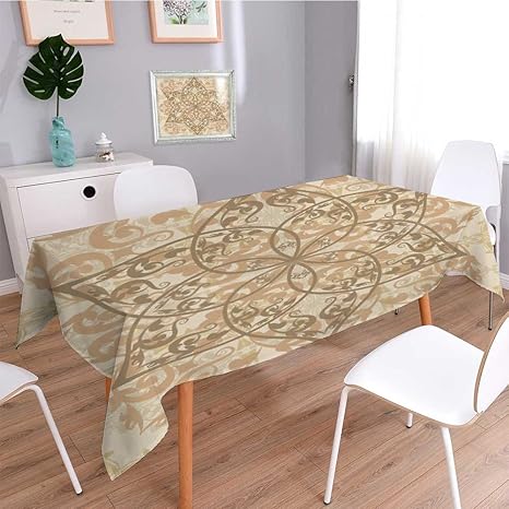 Amazon Com Square Linen Tablecloth Decorative Floral