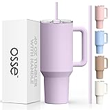 osse 40oz Tumbler with Handle and Straw Lid