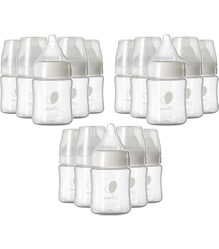 Amazon.com : Evenflo Feeding Balance+ Bottles, Standard, 0+ Months, Slow  Flow, 3 Bottles, 4 oz (120 ml) : Baby