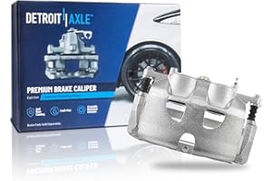 Detroit Axle - Front Right Brake Caliper for Ford 2012-2020 F-150, 2011-2013 2015-2017 Lobo, Passenger Side Brake Caliper wit