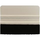 ABN Felt Edge Squeegee 4in for Applying Automotive Graphics, Decals, Vinyl Wrap, Tints, and Screen Printing