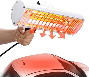 Amazon 短波赤外線ハンドヘルドヒートランプ車体スプレーブース 塗装硬化乾燥車修理用 1000w 2v 50 60hz 溶接 熱工具
