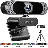 DEPSTECH 4K Webcam, DW49 HD 8MP Equipped with Sony
