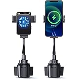 15W Wireless Car Charger Holder, TOLLEFE Phone Wireless Charger Cup Mount, Qi Fast Charging, Auto Clamping Car Mount, Univers